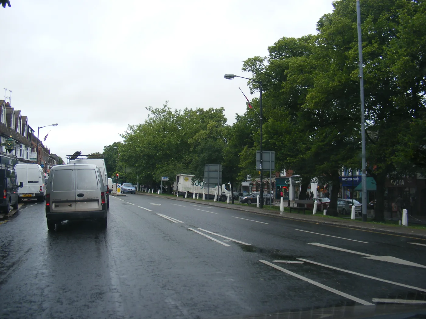 High Street, Harpenden. None of the businesses in this photograph is named in this article